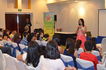Palabras de Bienvenida por la Maestra de Pintura Rocio Aguilera en el evento Fin de Ciclo 2012-13 del Taller de Pintura Creando Artistas en el Hotel Camino Real, Veracruz