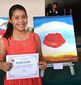 Alumna en la Exposición de obras de los alumnos del Taller de Pintura Creando Artistas como fin de ciclo 2014-15  en el WTC Veracruz